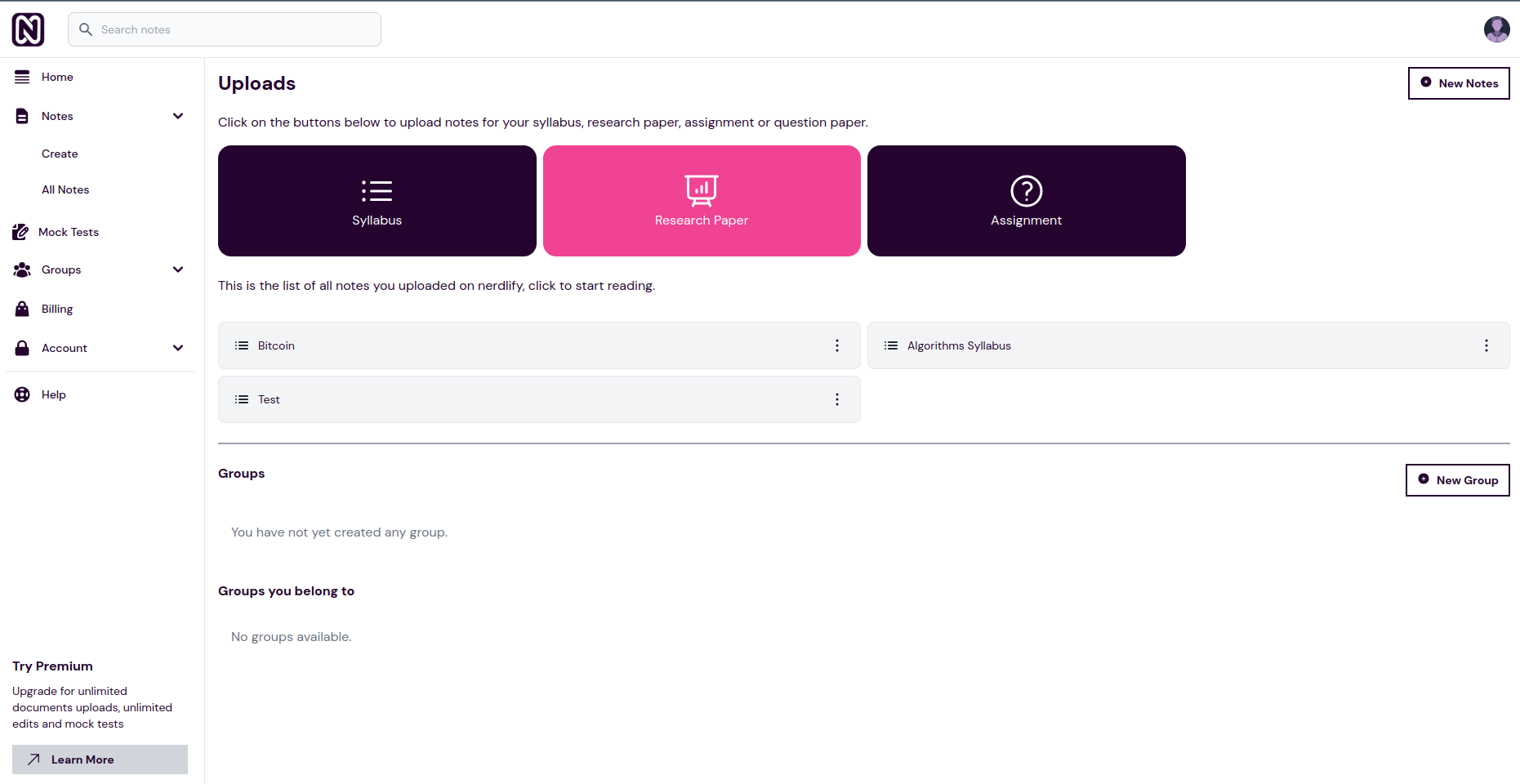 Converting your syllabus documents into concise notes using artificial intelligence.